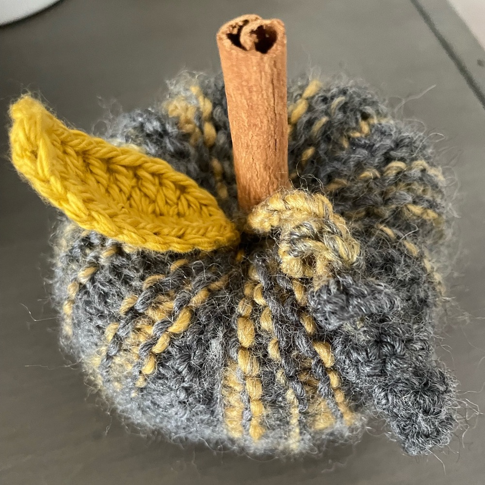 Knitted Pumpkin for Harvest Season